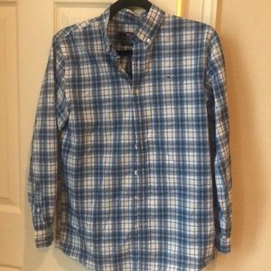 Vineyard Vines Beach Boys Tartan whale shirt